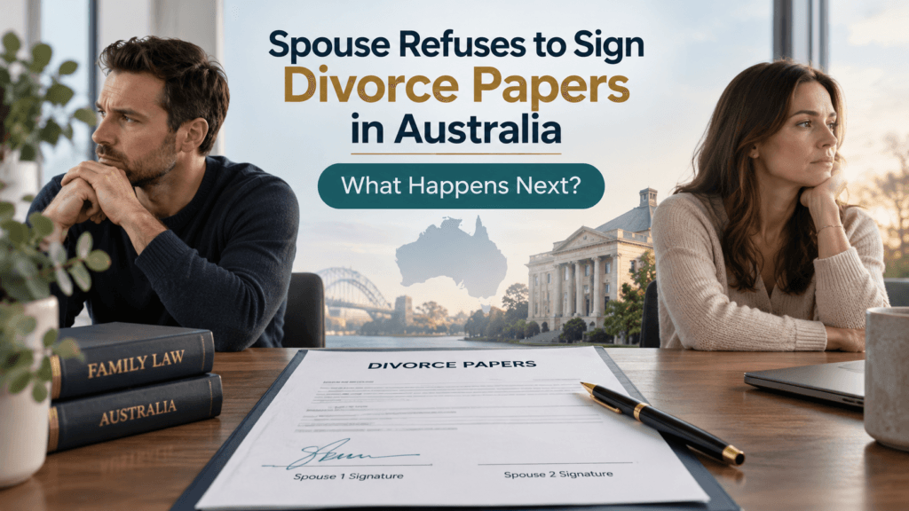 spouse refuses to sign divorce papers